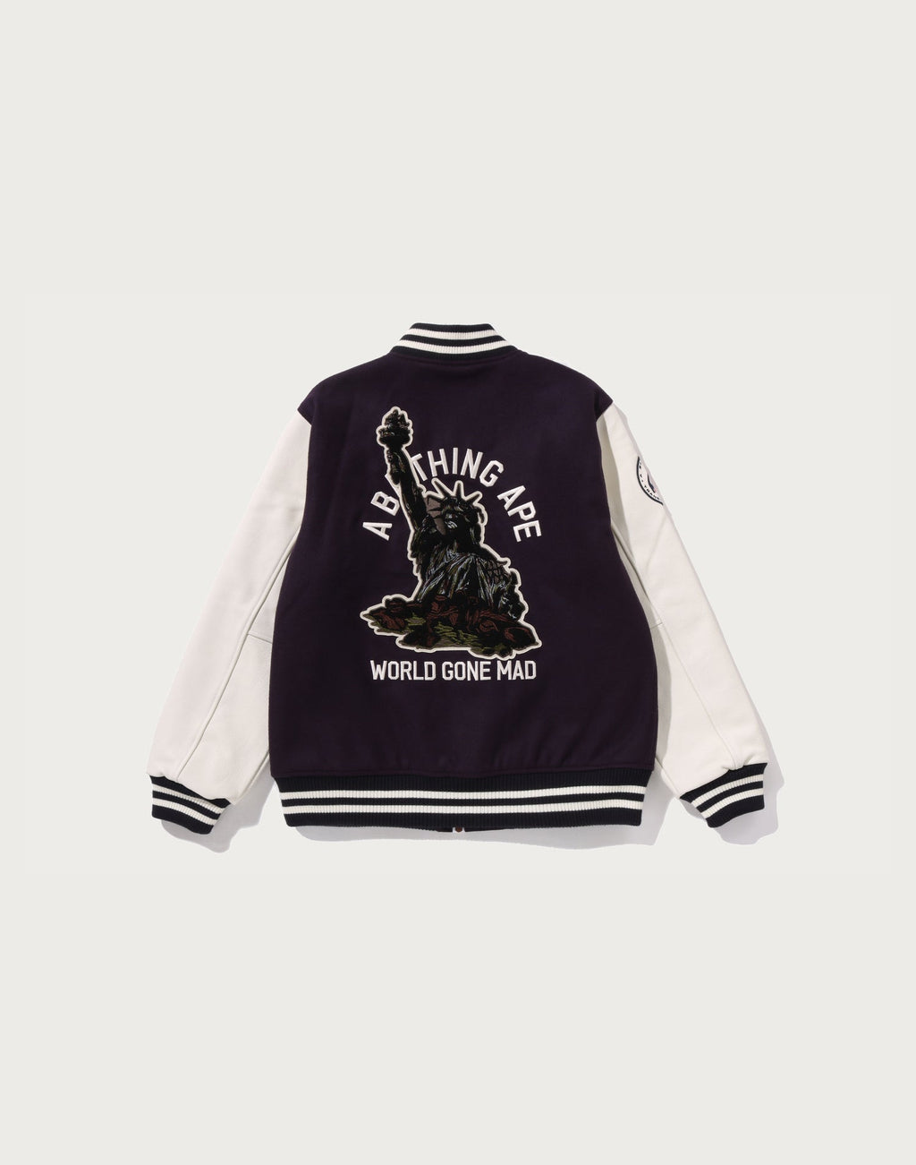 A BATHING APE VARSITY JACKET MENS