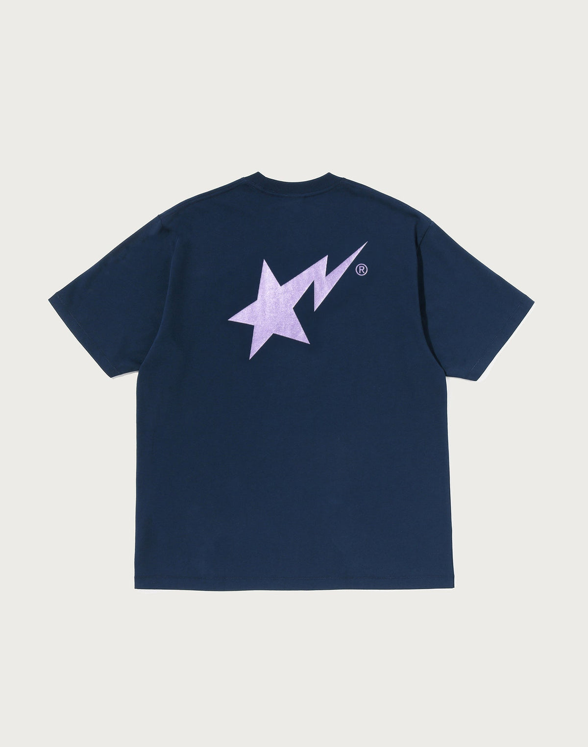 METALLIC BAPE STA LOGO RELAXED FIT TEE MENS