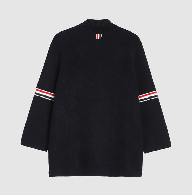 wool knit coat