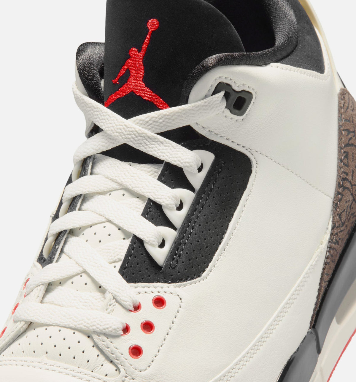 Air Jordan 3 Retro Sail University Red Men's Lifestyle Shoes - Sail/Black/University Red/Pale Ivory