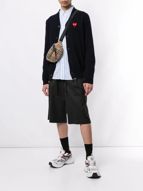 Comme Des Garçons Play embroidered logo cardigan