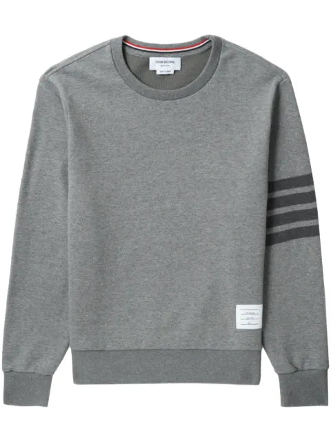 Thom Browne classic loopback 4-bar relaxed sweatshirt