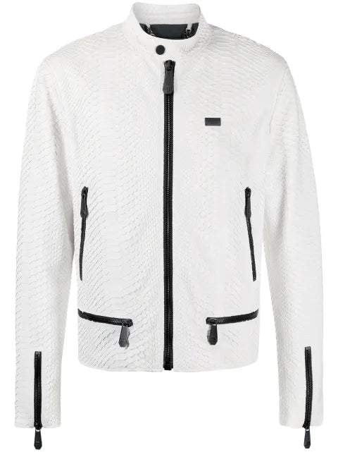 Philipp Plein Luxury leather jacket