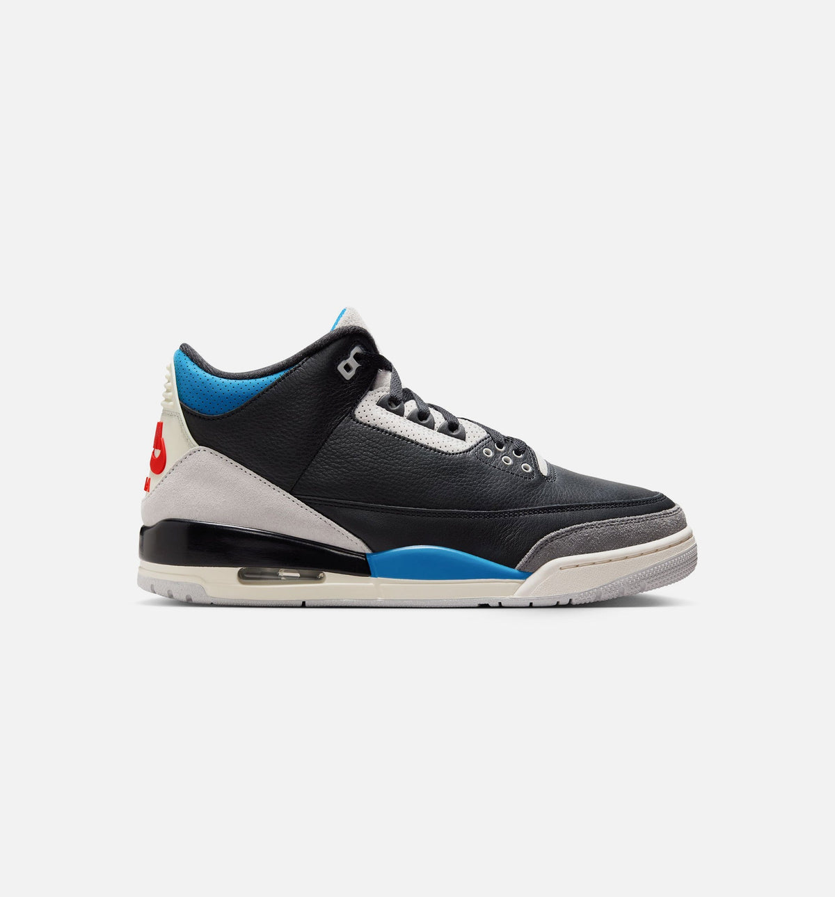 Air Jordan 3 Retro OG "Rare Air" Men's Shoe – Black/Chile Red/Neutral Grey