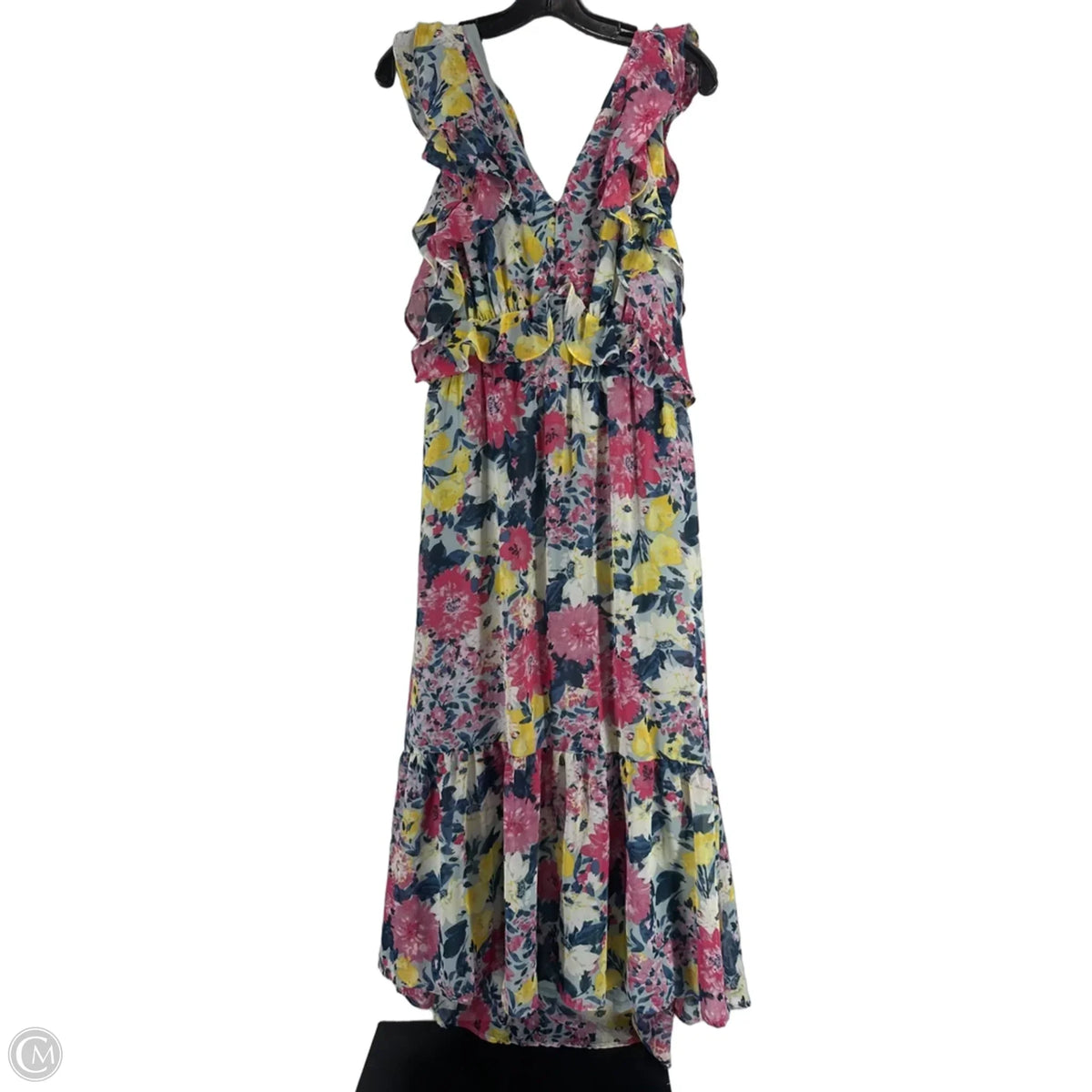 Dress Casual Maxi By Clothes Mentor In Floral Print, Size: Xl