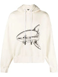 Palm Angels Broken Shark organic cotton hoodie