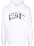 Carhartt WIP logo print drawstring hoodie