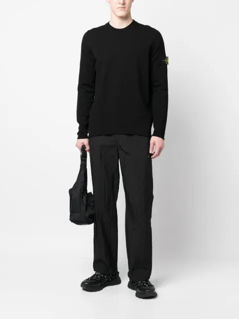 Stone Island 5100062 light raw hand organic-cotton sweater
