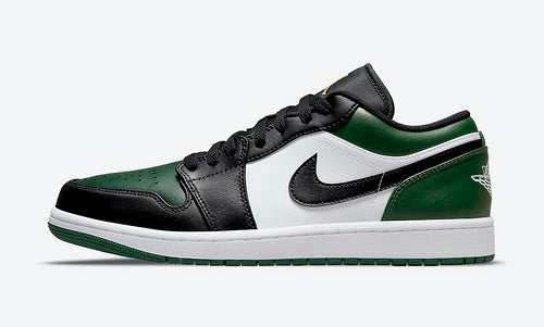 Nike Air Jordan 1 Low Green Toe Reps Sneaker 553558-371