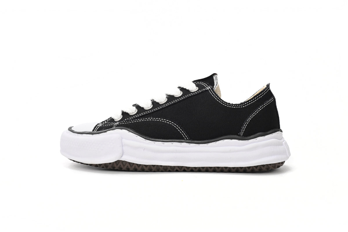 Rsnow Maison Mihara Yasuhiro Peterson OG Sole Canvas Low Black NO.722 A01FW702