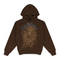Brown Rhinestone Og Web Hoodie