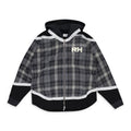 Grey Hockey Zip-UP Hoodie
