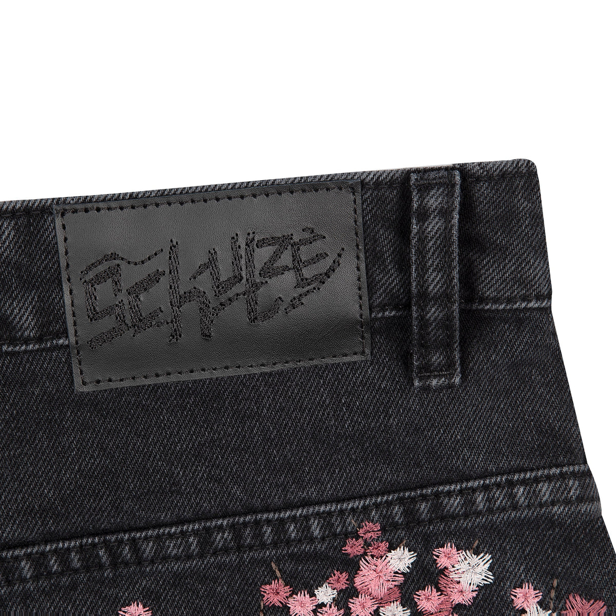 "blossom v2" patchwork Denim black