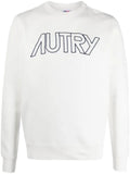 Autry logo-embroidered cotton sweatshirt