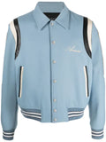 AMIRI logo-print bone-patch jacket