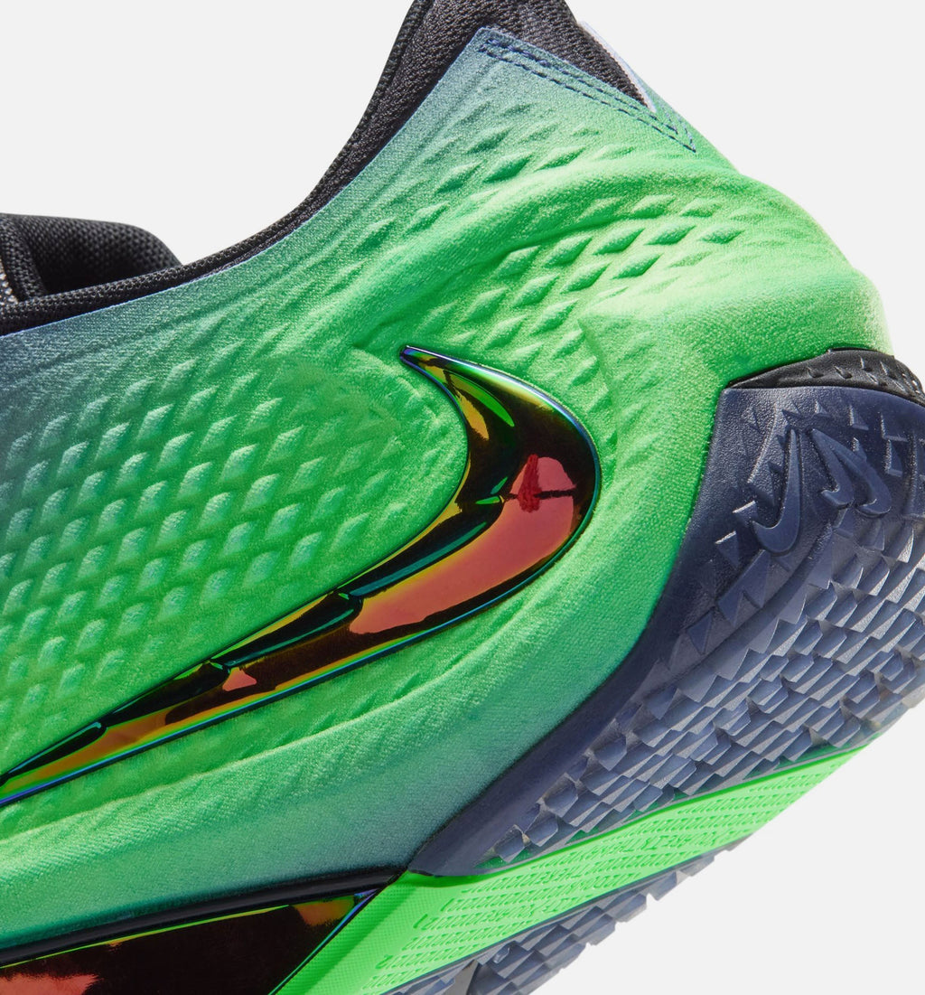 Ja 4 Nightmare Men's Lifestyle Shoes - Obsidian/Black/Voltage Green/Metallic Silver