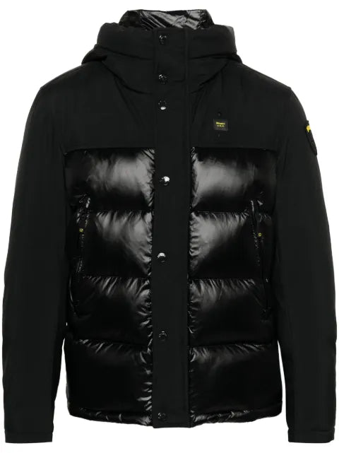 Blauer logo-appliqué padded jacket