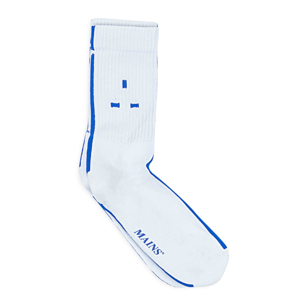 LOGO WHITE/BLUE SOCKS