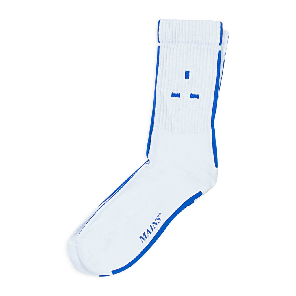 LOGO WHITE/BLUE SOCKS
