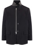 sacai high-neck zip-up blazer