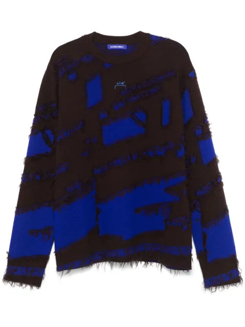 A-COLD-WALL* frontage-knit crew neck sweater