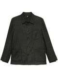 Dell'oglio single-breasted shirt jacket