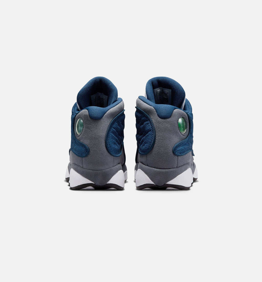 Air Jordan 13 Retro Navy and Flint Grey Grade School Lifestyle Shoe – Navy / University Blue / Flint Grey / White