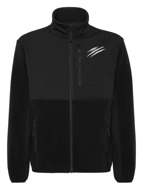 Plein Sport panelled scratch-detail jacket