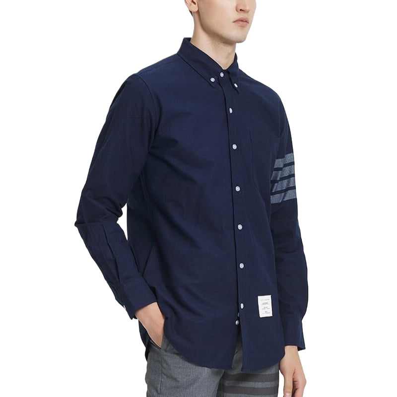 Men's Classic Four-Bar Oxford Shirt - 100% Cotton Premium | Thom Browne