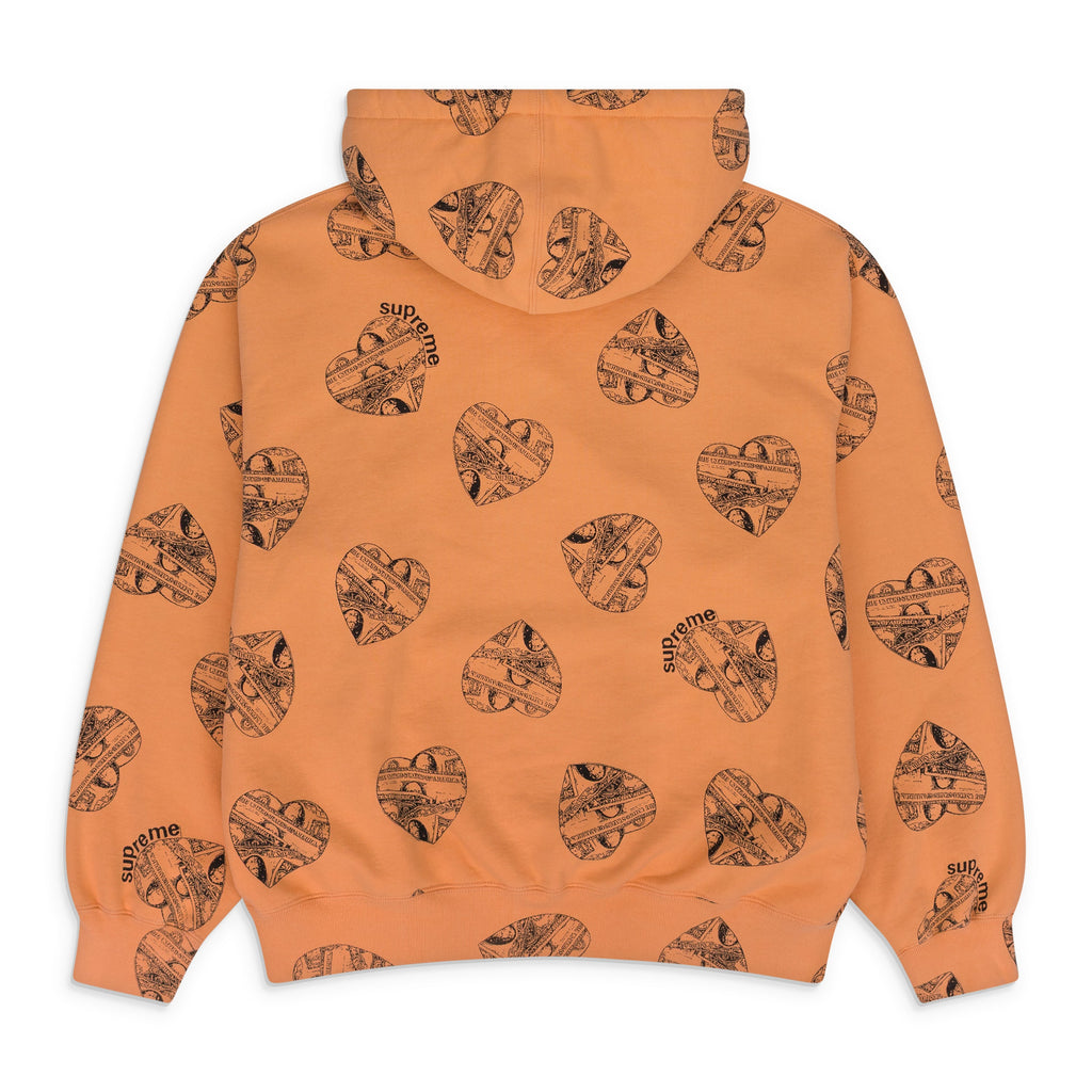 Orange Love Cash Hoodie