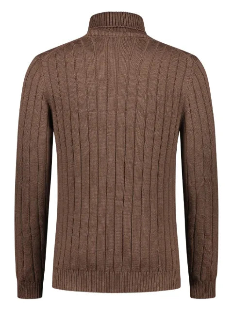 Luigi Borrelli ribbed roll-neck sweater