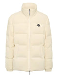 Philipp Plein quilted embroidered puffer jacket