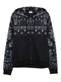 ETRO paisley-print zip-up hoodie