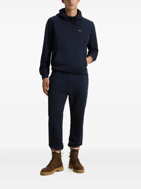 Woolrich logo interlock hoodie