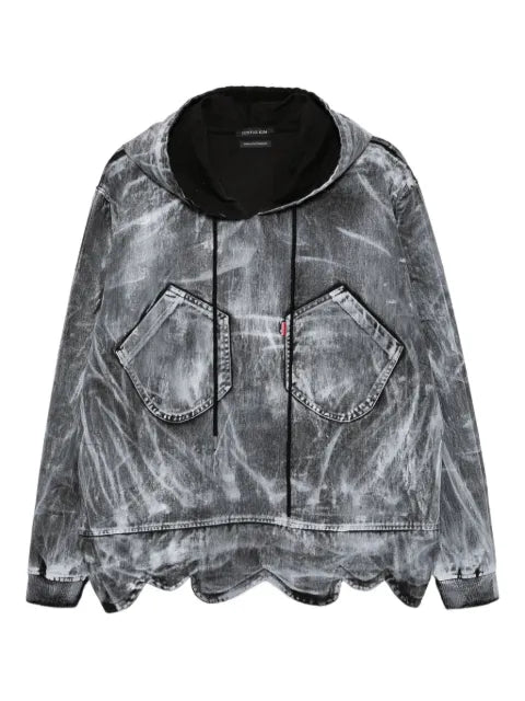 JUNTAE KIM painted petal hoodie