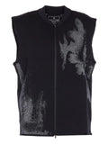 Y-3 zip-front vest