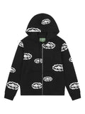 Denim Tears xCorteiz zip-closure hoodie