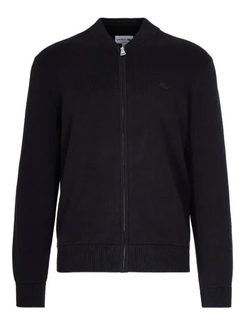 Lacoste zip logo-detail cardigan