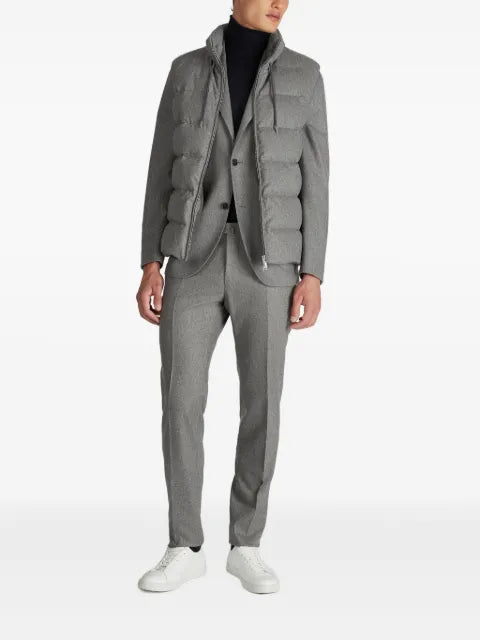 Incotex single-breasted flannel jacket
