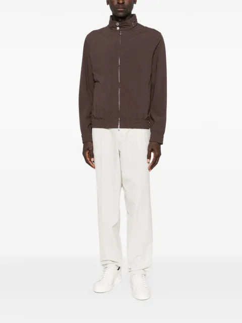Brunello Cucinelli bonded nylon outerwear jacket with packable hood