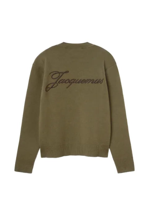 Jacquemus piqué logo-embroidered sweater