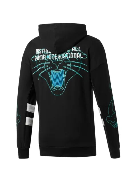 PUMA logo-embroidered hoodie