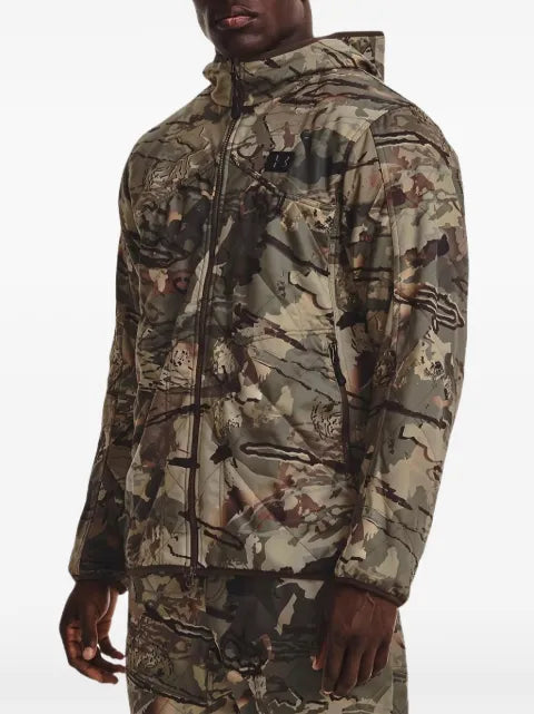 Under Armour brow tine camouflage-pattern jacket