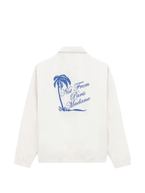 Drôle De Monsieur buttoned graphic shirt jacket
