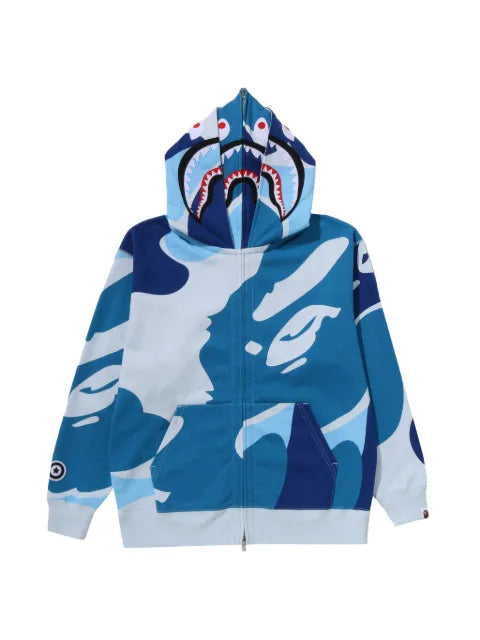 A BATHING APE® Mega ABC Camo Double Shark hoodie