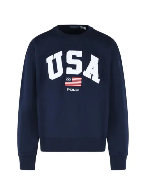 Polo Ralph Lauren crew neck embroidery sweater