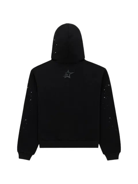 SP5DER Rhinestone Punk V2 long-sleeve hoodie