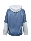 BREATH layered hoodie