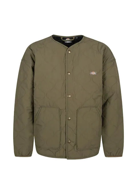 DICKIES logo-detail quilted jacket