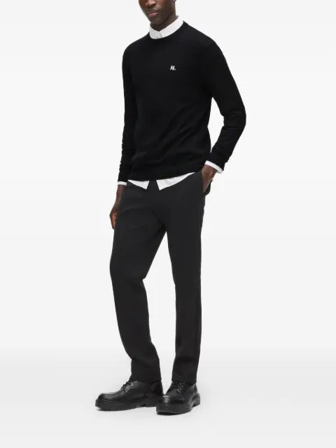 Karl Lagerfeld logo-embroidered merino sweater